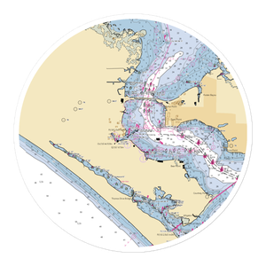 MWR Panama City (Panama City, FL) NOAA Chart Sticker