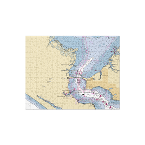 Bayside Marina (Panama City, FL) NOAA Chart Jigsaw Puzzle