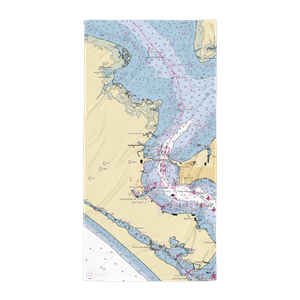 Bayside Marina (Panama City, FL) NOAA Chart Towel