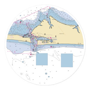 Marbella Yacht Club (Valparaiso, FL) NOAA Chart Sticker