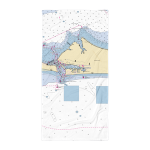 Sandpiper Cove Marine & Campground (Valparaiso, FL) NOAA Chart Towel