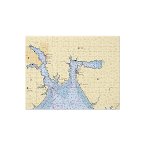 Bluewater Bay Marina (Valparaiso, FL) NOAA Chart Jigsaw Puzzle