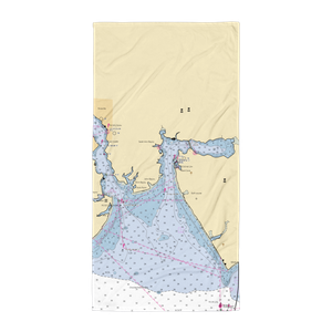 Bluewater Bay Marina (Valparaiso, FL) NOAA Chart Towel