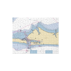 AJ's Seafood & Oyster Bar/AJ's High and Dry Marina (Valparaiso, FL) NOAA Chart Jigsaw Puzzle