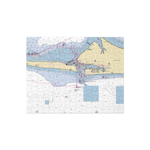 Legendary Marina (Valparaiso, FL) NOAA Chart Jigsaw Puzzle