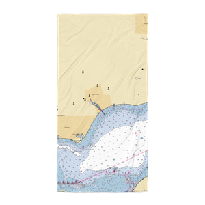 Bens Lake Marina (Valparaiso, FL) NOAA Chart Towel