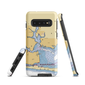 Two Georges Marina (Fort Walton Beach, FL) NOAA Chart Samsung Phone Case