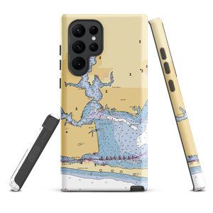 Two Georges Marina (Fort Walton Beach, FL) NOAA Chart Samsung Phone Case