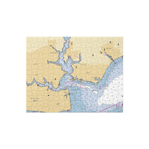 Two Georges Marina (Fort Walton Beach, FL) NOAA Chart Jigsaw Puzzle