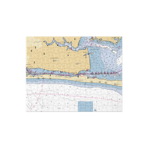 Brooks Bridge Marina & Dry Storage (Fort Walton Beach, FL) NOAA Chart Jigsaw Puzzle