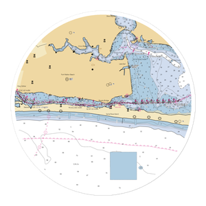 Brooks Bridge Marina & Dry Storage (Fort Walton Beach, FL) NOAA Chart Sticker