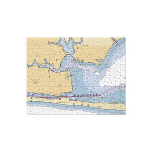 Fort Walton Yacht Club (Fort Walton Beach, FL) NOAA Chart Jigsaw Puzzle