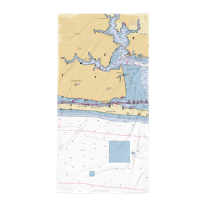 Adventure Marina (Fort Walton Beach, FL) NOAA Chart Towel