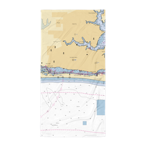 Emerald Coast Boat Yard (Fort Walton Beach, FL) NOAA Chart Towel