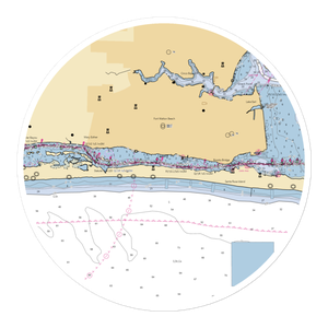 Emerald Coast Boat Yard (Fort Walton Beach, FL) NOAA Chart Sticker