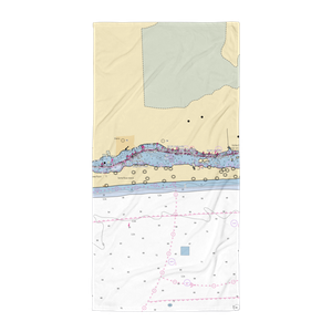 Hurlburt Field Marina (Hurlburt Field, FL) NOAA Chart Towel