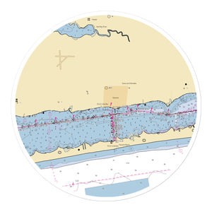 East River Smokehouse Marina (Navarre, FL) NOAA Chart Sticker