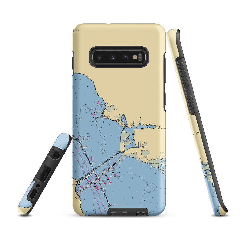 Destiny Marina (Pensacola, FL) NOAA Chart Samsung Phone Case Samsung Galaxy S10 Plus model shown