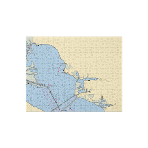 Smith's Fish Camp (Pensacola, FL) NOAA Chart Jigsaw Puzzle