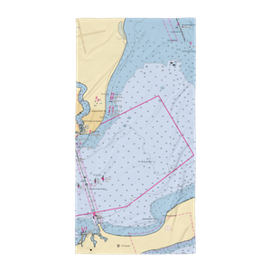 Rooks Marina (Pensacola, FL) NOAA Chart Towel