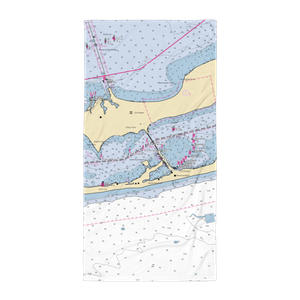 Santa Rosa Yacht & Boat Club (Pensacola, FL) NOAA Chart Towel