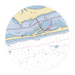 Sabine Marina (Pensacola, FL) NOAA Chart Sticker