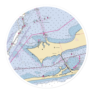 Pier 1 Marina (Pensacola, FL) NOAA Chart Sticker