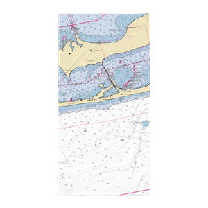 Lafitte Cove Marina (Pensacola, FL) NOAA Chart Towel