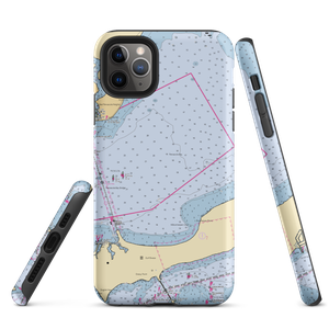 Baylen Slips Marina (Pensacola, FL) NOAA Chart  Tough iPhone Case