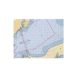 Baylen Slips Marina (Pensacola, FL) NOAA Chart Jigsaw Puzzle