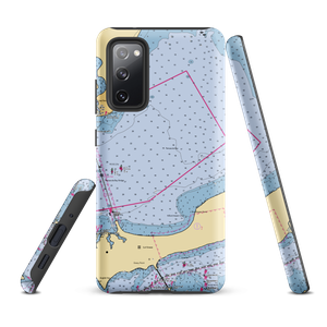 Palafox Pier & Yacht Harbour Marina (Pensacola, FL) NOAA Chart Samsung Phone Case