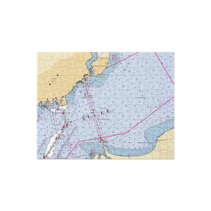 Pensacola Yacht Club (Pensacola, FL) NOAA Chart Jigsaw Puzzle