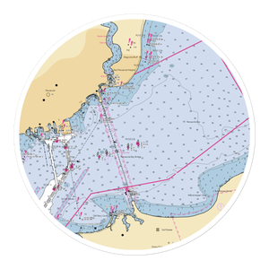 Pensacola Yacht Club (Pensacola, FL) NOAA Chart Sticker