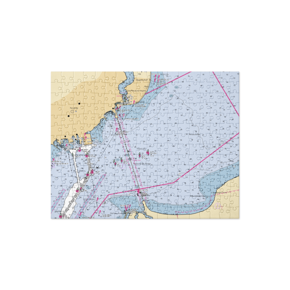 Chico Marina (Pensacola, FL) NOAA Chart Jigsaw Puzzle 