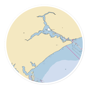 Island Cove Marina (Pensacola, FL) NOAA Chart Sticker