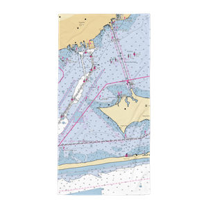 Navy Yacht Club of Pensacola (Pensacola, FL) NOAA Chart Towel