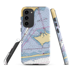 Bayou Grande Sailing Marina - Navy MWR (Pensacola, FL) NOAA Chart Samsung Phone Case