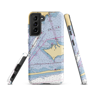 Bayou Grande Sailing Marina - Navy MWR (Pensacola, FL) NOAA Chart Samsung Phone Case