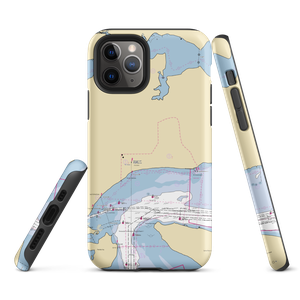 Sherman Cove Marina (Pensacola, FL) NOAA Chart  Tough iPhone Case