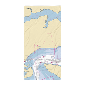 Sherman Cove Marina (Pensacola, FL) NOAA Chart Towel