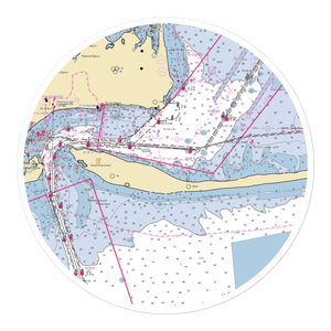 NASP Marina (Pensacola, FL) NOAA Chart Sticker