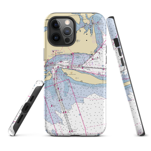 Lost Key Marina and Yacht Club (Pensacola, FL) NOAA Chart  Tough iPhone Case