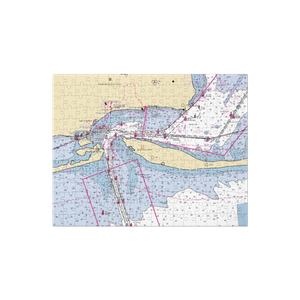 Lost Key Marina and Yacht Club (Pensacola, FL) NOAA Chart Jigsaw Puzzle