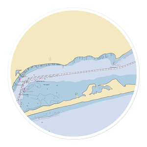 Grand Lagoon Yacht Club (Pensacola, FL) NOAA Chart Sticker