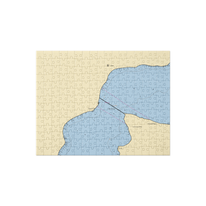 Bay Bridge Marina (Lillian, AL) NOAA Chart Jigsaw Puzzle