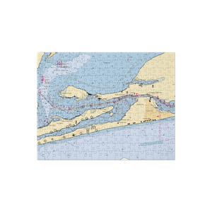 Bear Point Harbor (Orange Beach, AL) NOAA Chart Jigsaw Puzzle