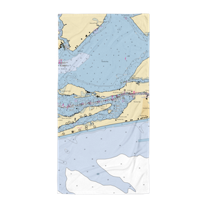 Bear Point Harbor (Orange Beach, AL) NOAA Chart Towel