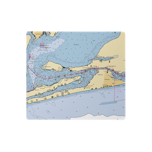 Bear Point Harbor (Orange Beach, AL) NOAA Chart  Gaming Mouse Pad