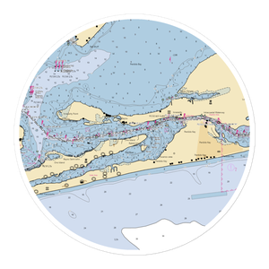 Bear Point Harbor (Orange Beach, AL) NOAA Chart Sticker