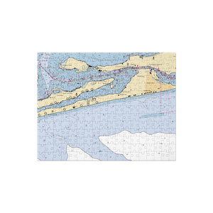 Heritage Motor Coach Resort & Marina (Orange Beach, AL) NOAA Chart Jigsaw Puzzle